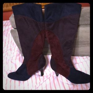 Knee-high heel boots